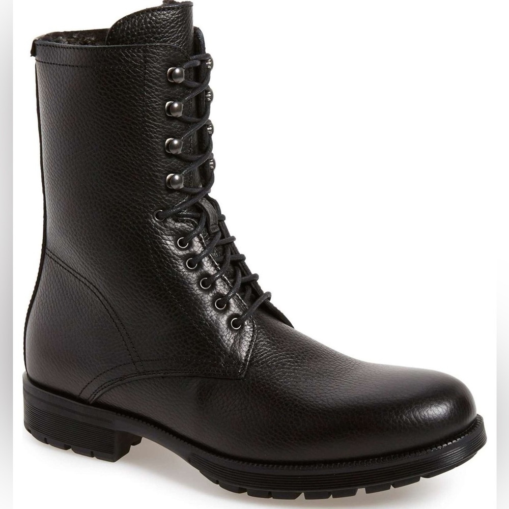NWOB Aquatalia Hayden Leather Lace Up Boots